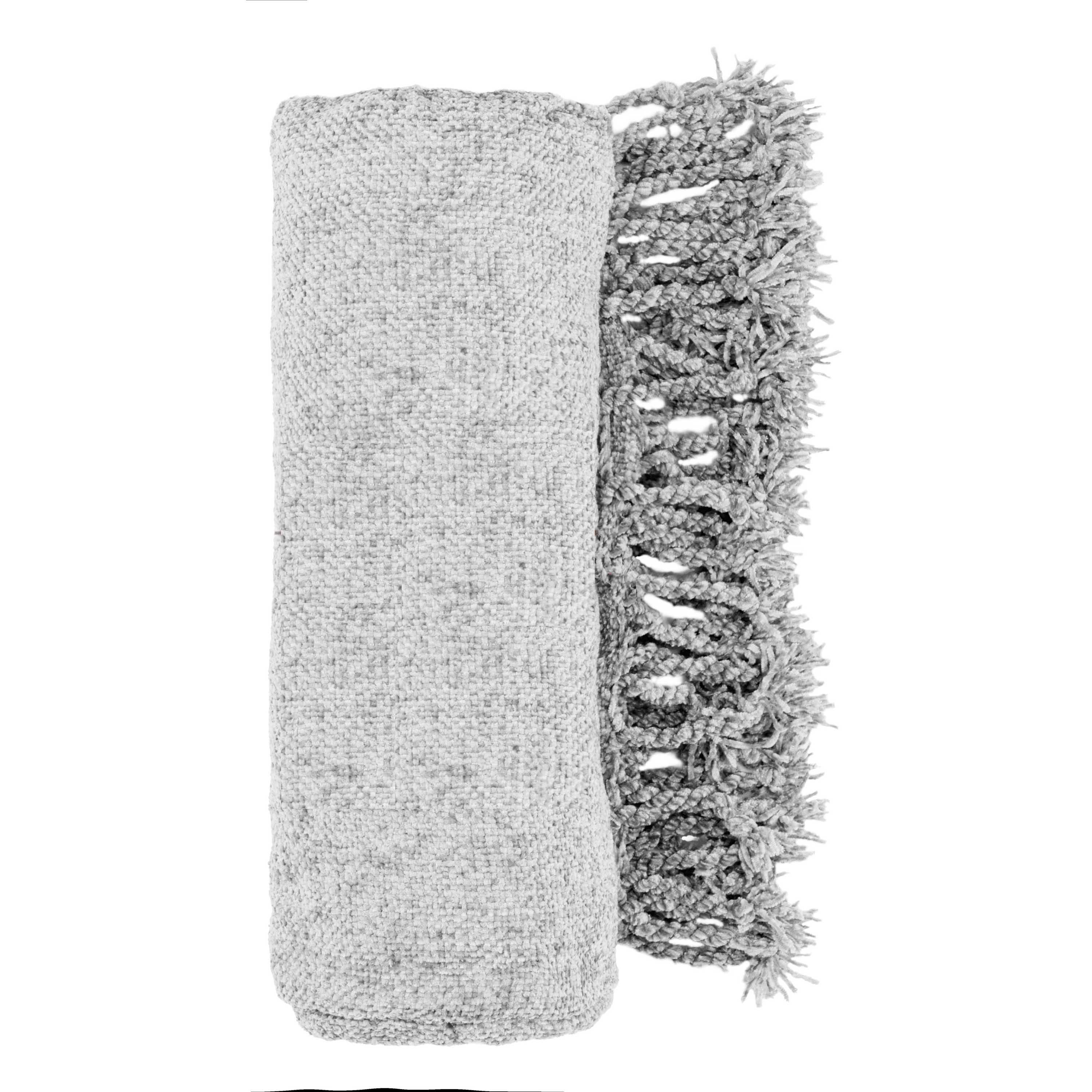 Плед Ardesto Chenille 140x190 см Світло-сірий (ART0201CH) - фото 2 Плед Ardesto Chenille 140x190 см Світло-сірий (ART0201CH) - фото 2