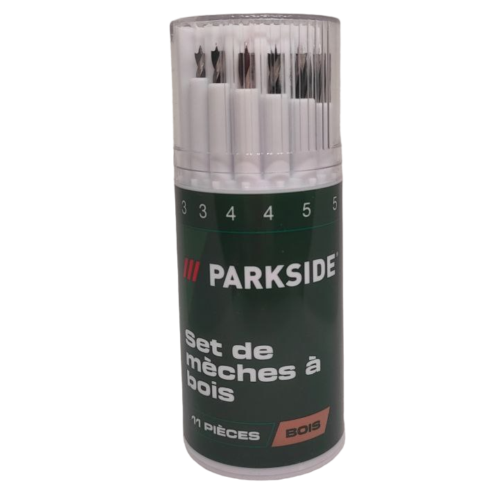 Набор сверл по дереву PARKSIDE Set de Forets à Bois 11 шт. (2218106115)