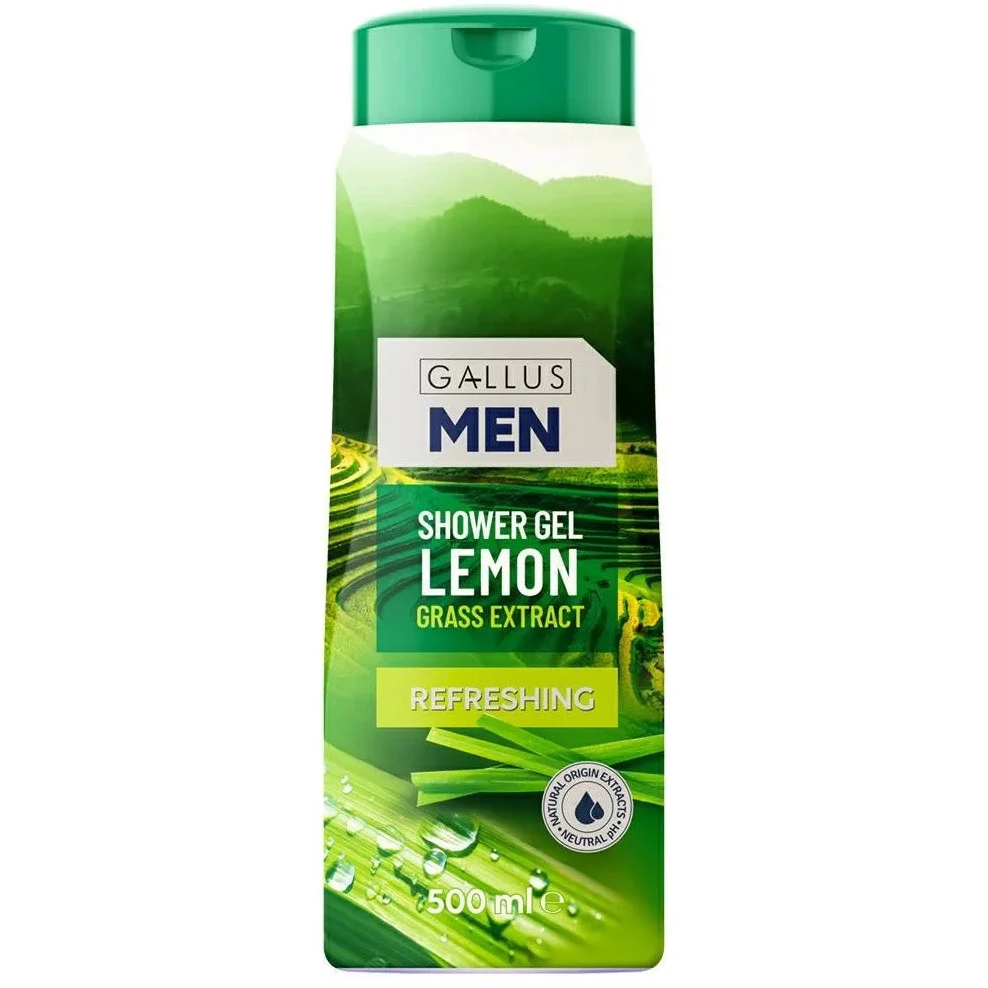 Гель для душа мужской Gallus MEN Refreshing 500 мл (7158)