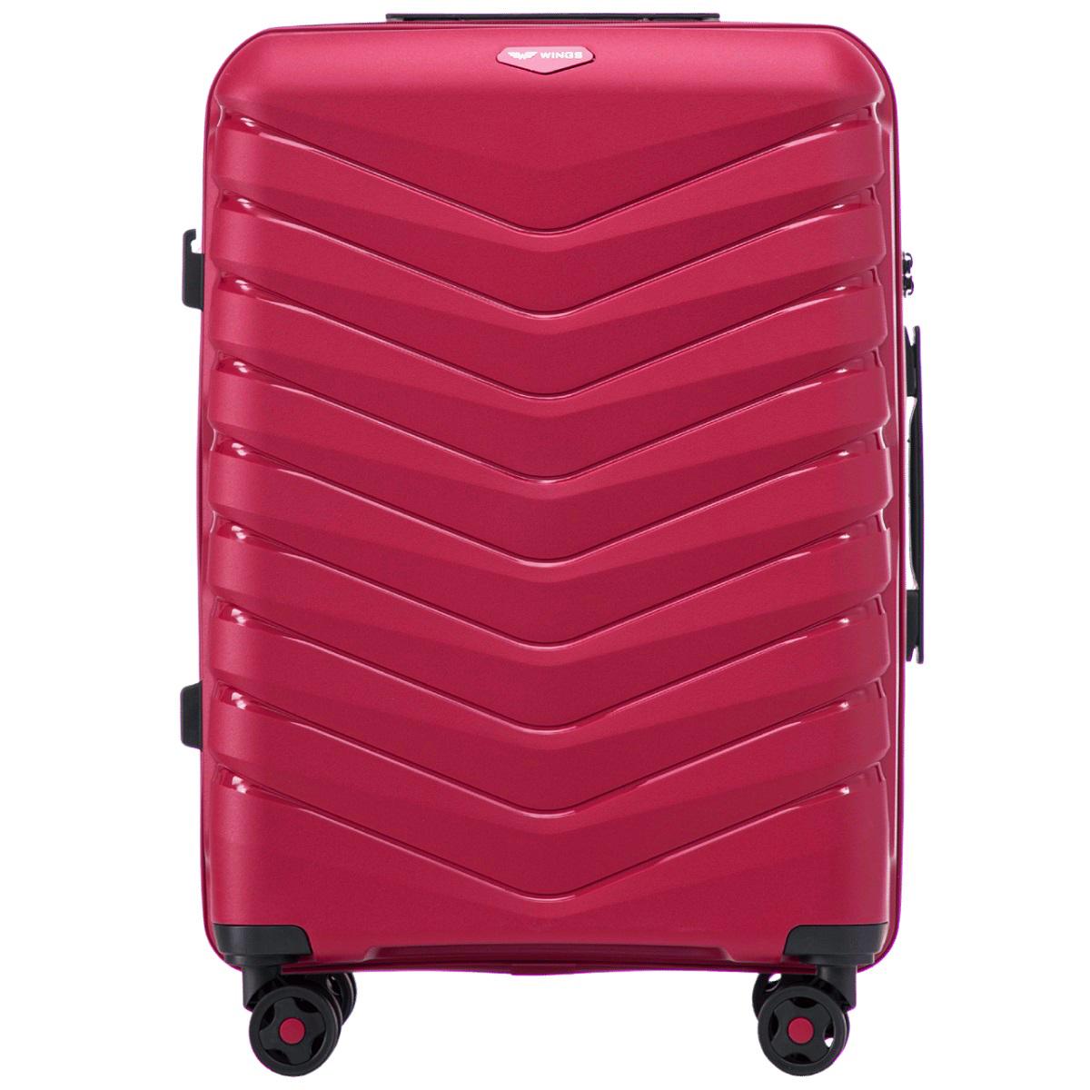Чемодан полипропиленовый Wings PHX01 средний Красный (Wp00540) - фото 2 Чемодан полипропиленовый Wings PHX01 средний Красный (Wp00540) - фото 2