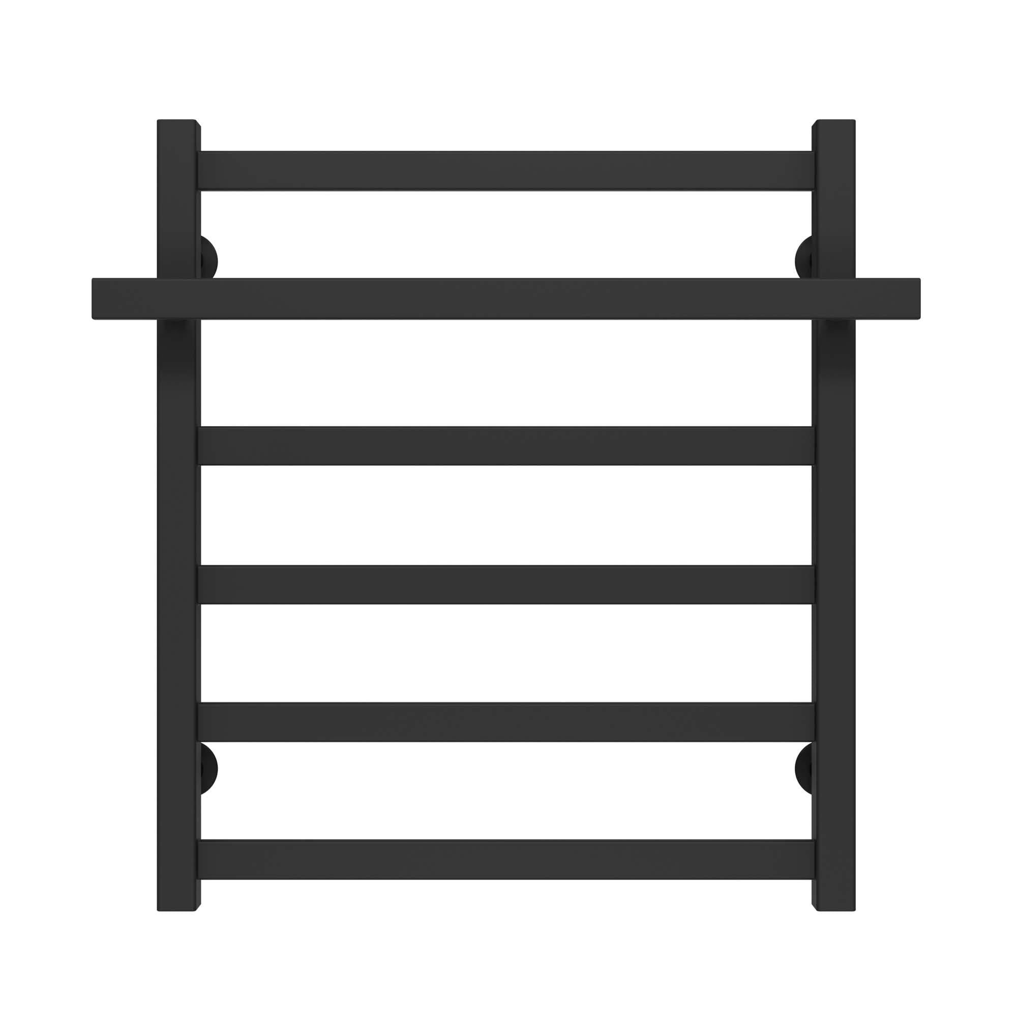 Полотенцесушитель водяной Deffi Nicolе П6 боковое левое подключение нержавеющая сталь 500х600 мм Черный (A.NI.60.50.6.B.B)