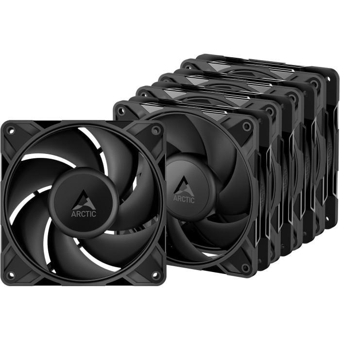 Вентилятор для корпусу Arctic P12 Pro PST 5 Pack 120 мм 3000 об/хв Fluid Dynamic Bearing Black (ACFAN00307A)