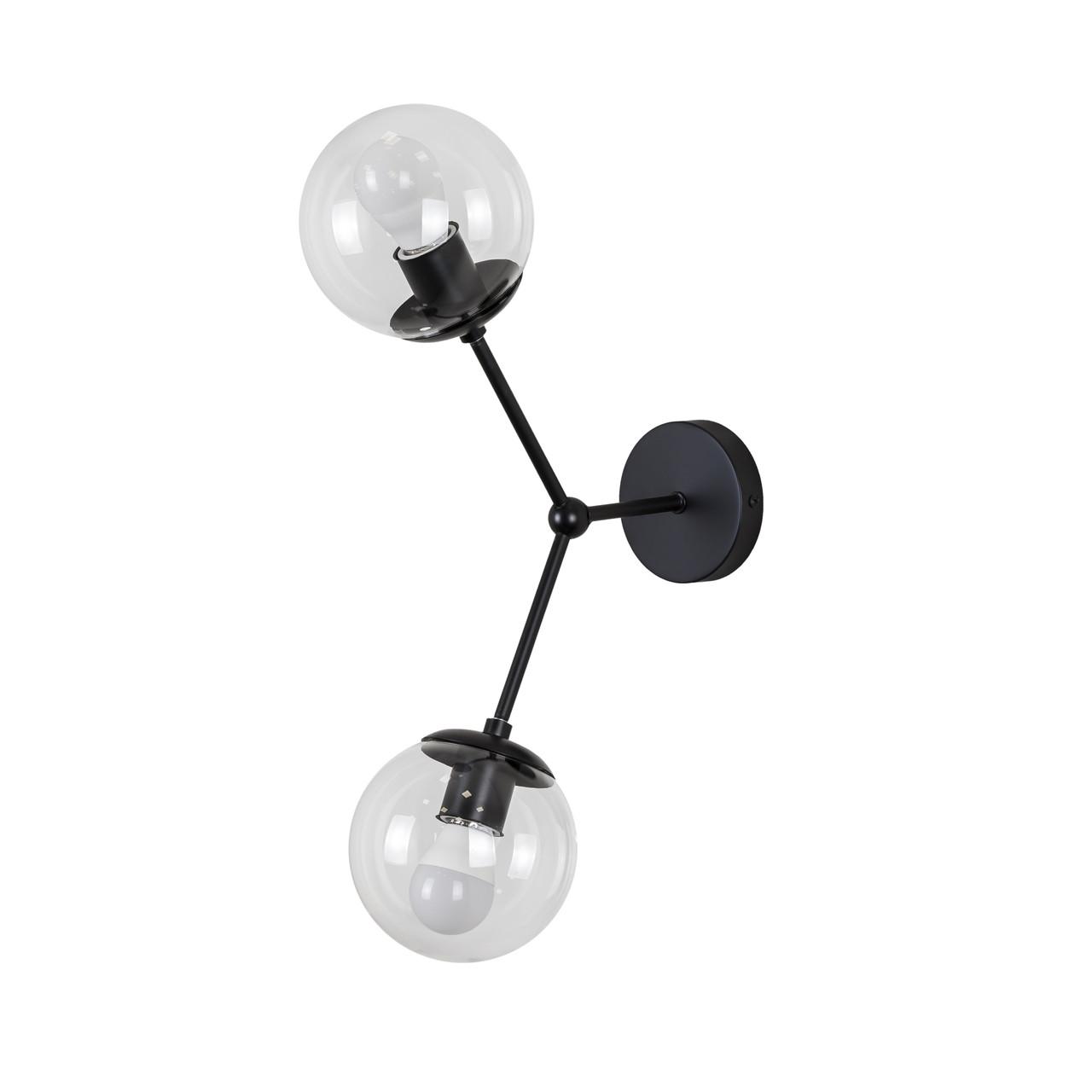 Люстра 7529811-2 BK/CL Чорний/Прозорий - фото 2 Люстра 7529811-2 BK/CL Чорний/Прозорий - фото 2