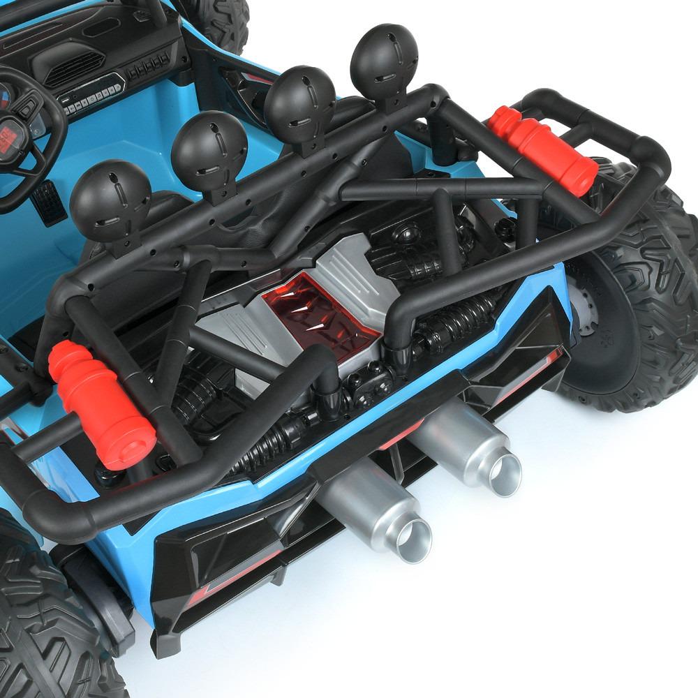 Електромобіль дитячий Bambi Racer JS3168EBLR-4 баггі двомісний 24V Блакитний (14987927) - фото 9