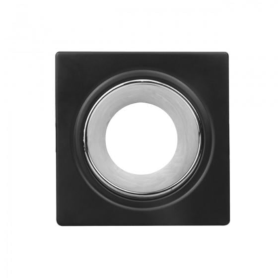 Точечный светильник 1704-S BK/BK-CHR MR16 GU5.3 92х92 мм Черный/Черный хром (V6949669247248)