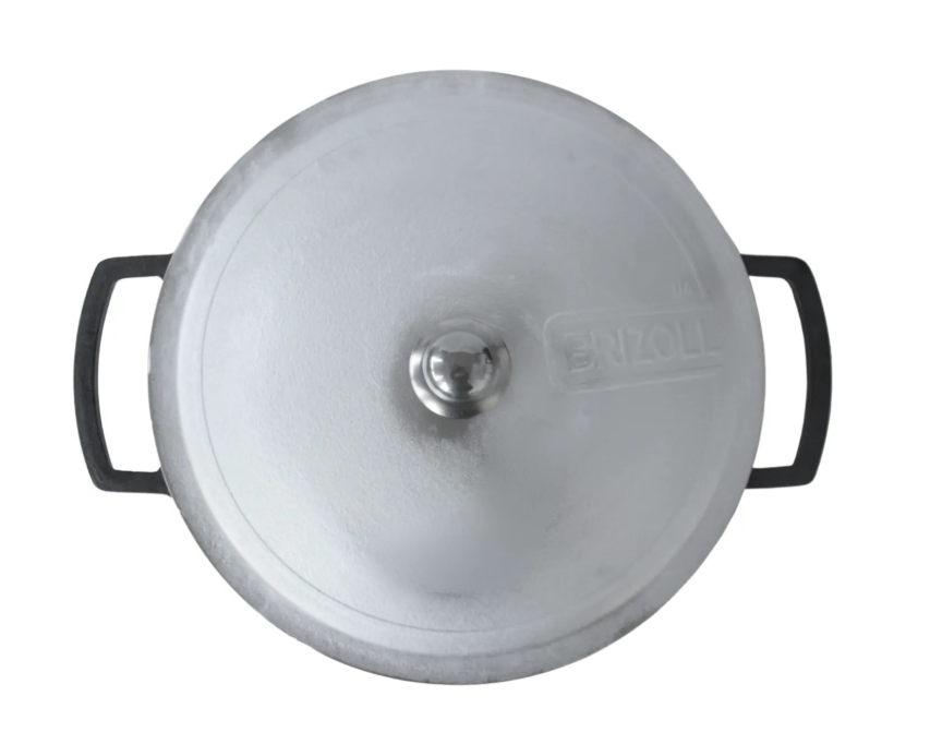 Жаровня чавунна Brizoll з алюмінієвою кришкою 360х80 мм (24380549) - фото 5 Жаровня чавунна Brizoll з алюмінієвою кришкою 360х80 мм (24380549) - фото 5