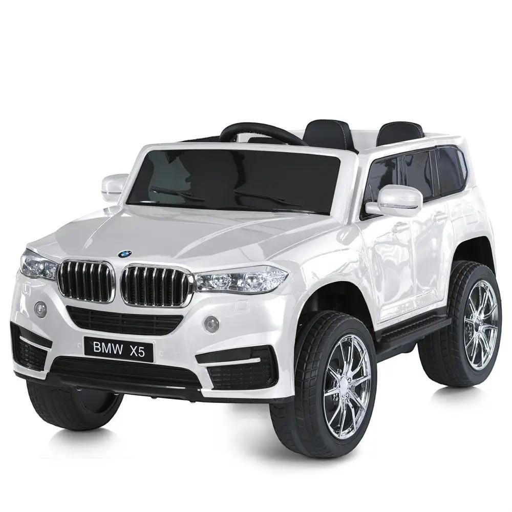 Электромобиль-джип детский Bambi Racer BMW M 6139EBLR-1 с пультом управления Белый