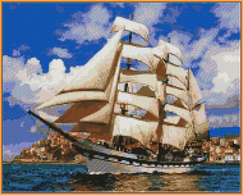 Алмазная мозаика Babylon Попутный ветер 40x50 см (ST899)