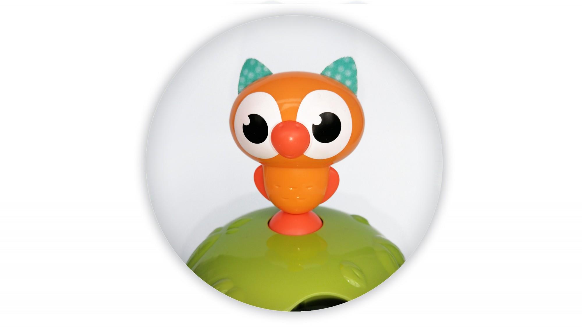 Брязкальце TK Group Сова з гризунком і коліщатком на присосцi 19 см Різнокольоровий (110458FLN) - фото 7
