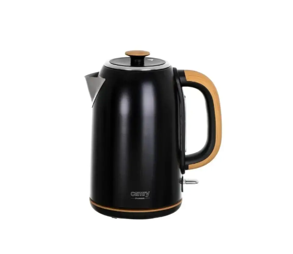 Електрочайник Сamry з нержавіючої сталі 1,7 л Чорний (СR-1342)