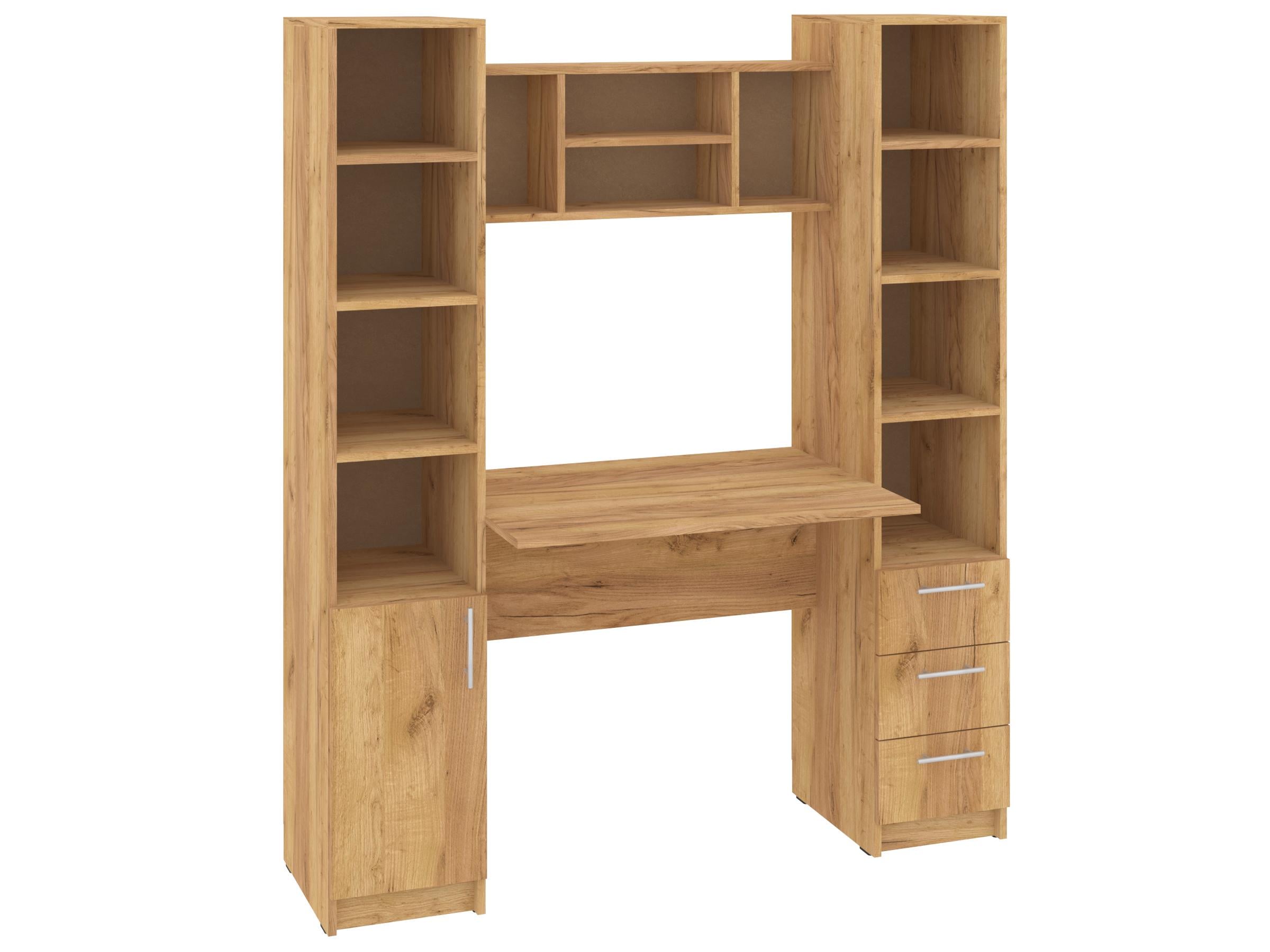 Письмовий стіл PEHOTIN Гранд 140,5х60х75/168 см Дуб тахо (PN-101306)