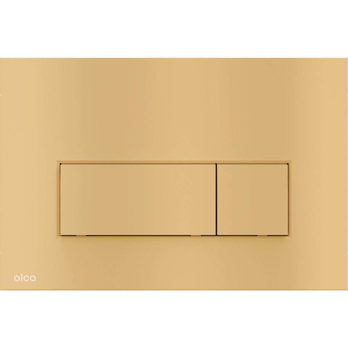 Клавиша смыва Alca Plast M57-G-M двойная Золотой (SW-107255)