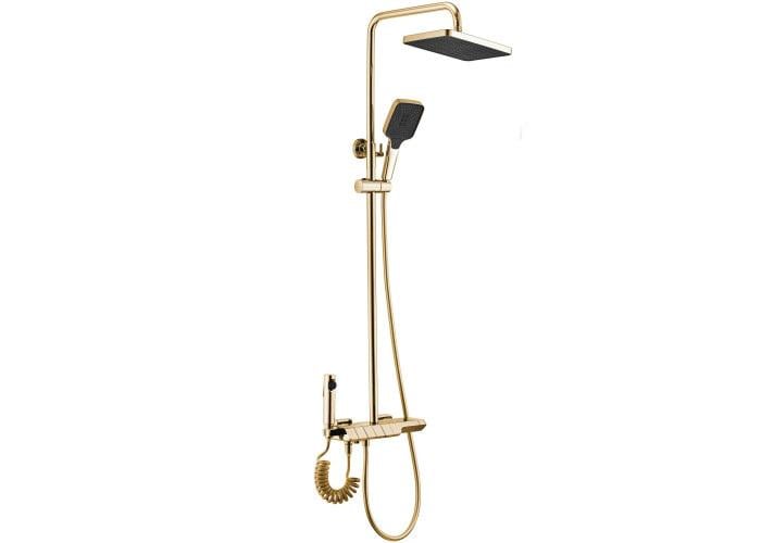 Душевой гарнитур Rea ROB Золотой (Rea-P6625)