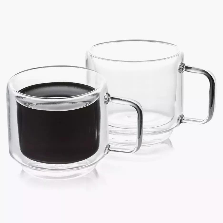 Набор чашек с двойными стенками DUKA SVEN 120 мл 2 шт. Прозрачный (1217083) - фото 1 Набор чашек с двойными стенками DUKA SVEN 120 мл 2 шт. Прозрачный (1217083) - фото 1