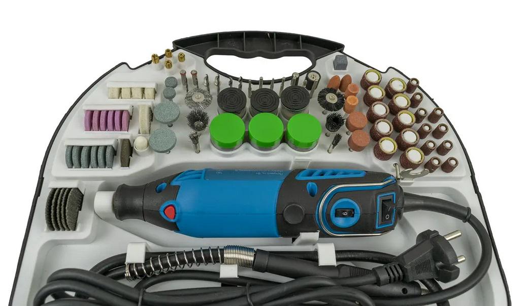 Гравер KRAISSMANN 180 SGW 210 гнучкий вал/кейс/насадки (1506764648) - фото 5 Гравер KRAISSMANN 180 SGW 210 гнучкий вал/кейс/насадки (1506764648) - фото 5