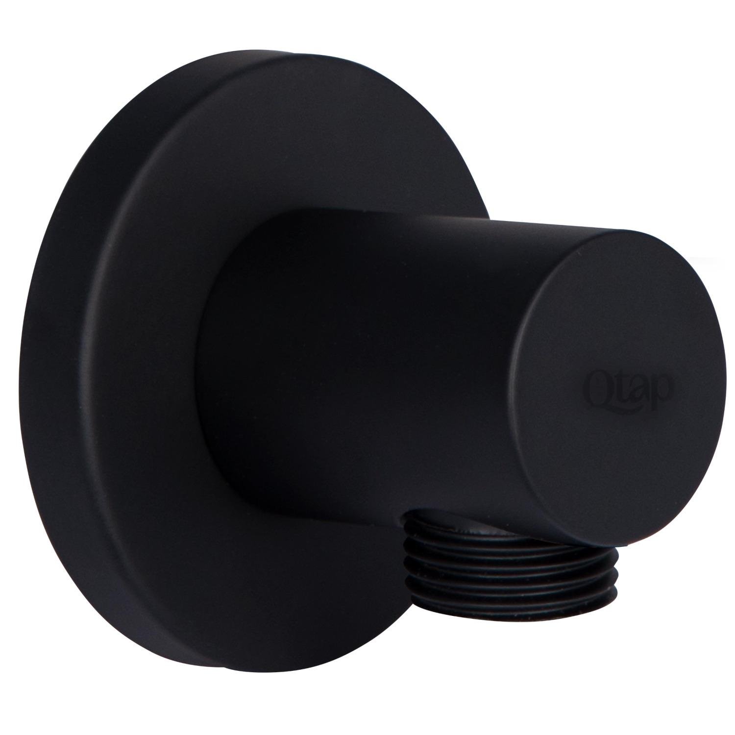 Подключение душевого шланга Q-tap Fixsit B030 QT809910842856OB Черный (132667)