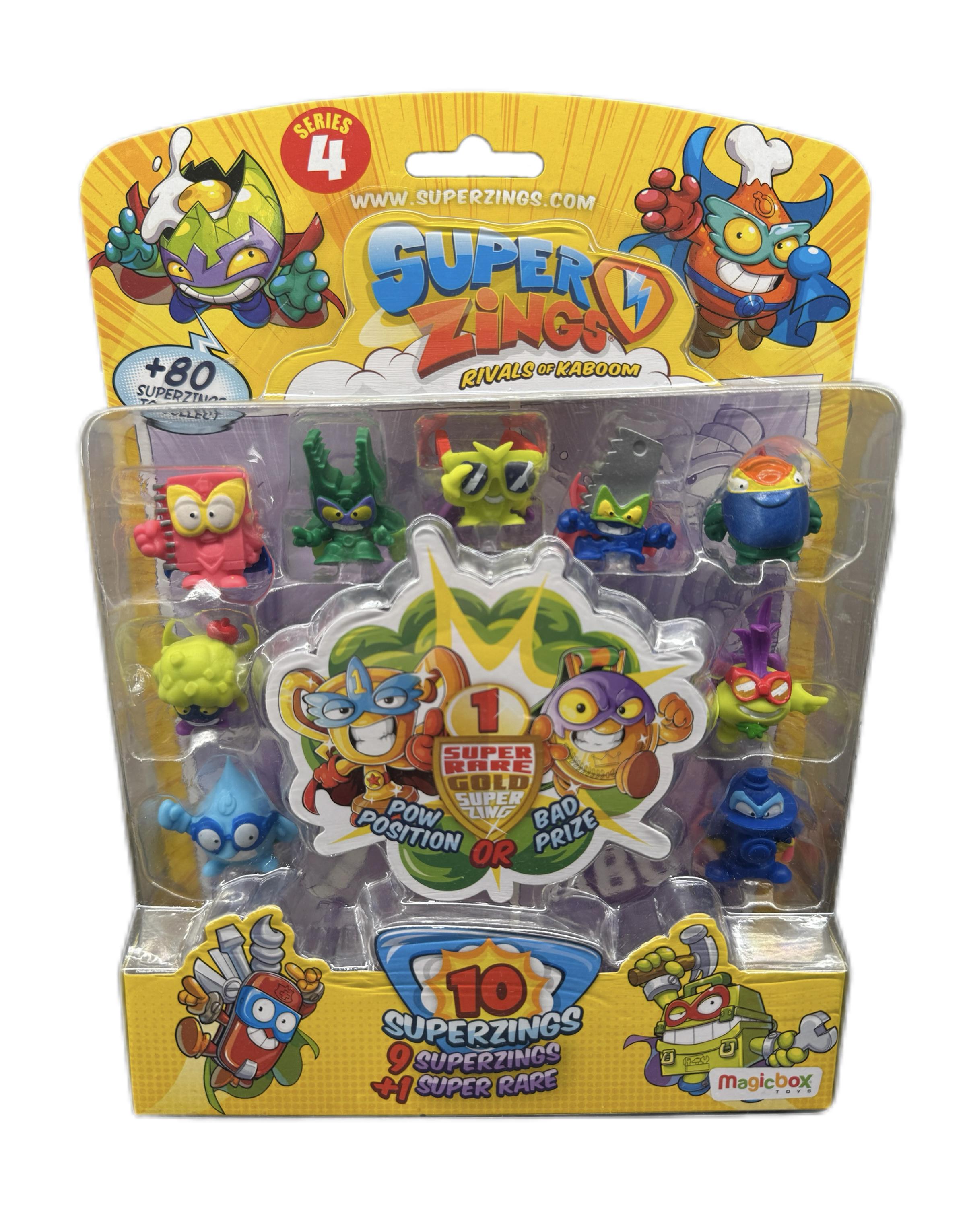 Игровой набор фигурок Superthings Kazoom Kids Blister Pack of 10 Super rare Gold 4 (25568769)