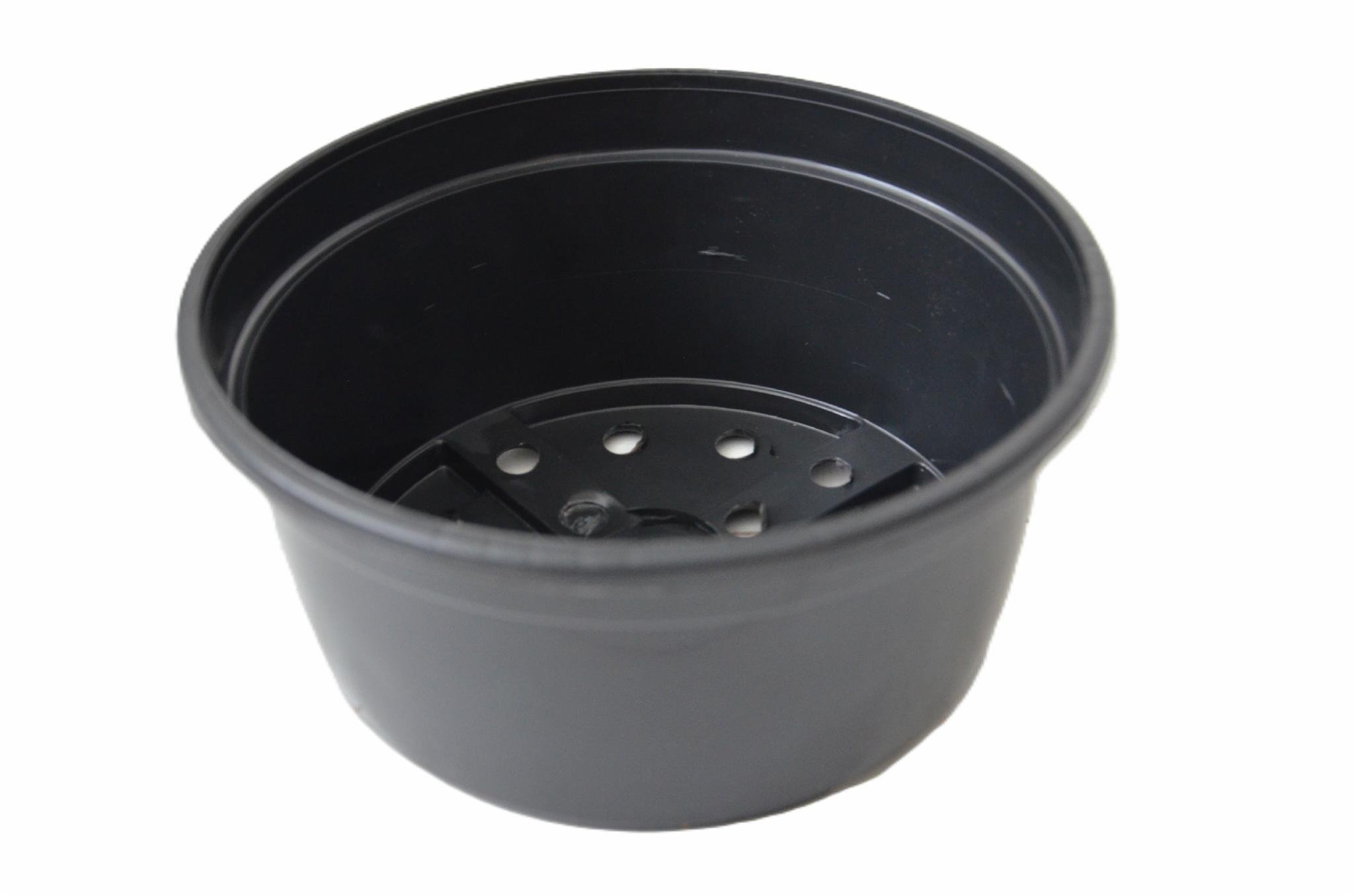 Горшок для хризантем круглый 3 л Черный (27084358)