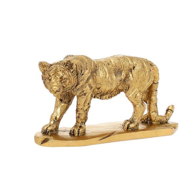 Декоративна фігурка Bonadi Тигр Дизайн 4 11 см Золотий (SG39-203)