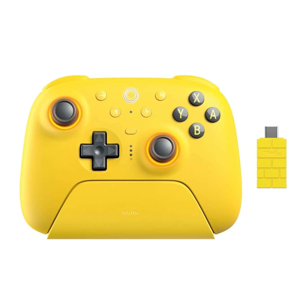 Геймпад 8Bitdo Ultimate 2 Bluetooth Switch/Switch-2 ПК з Windows TMR ефект Хола Yellow (29817134)