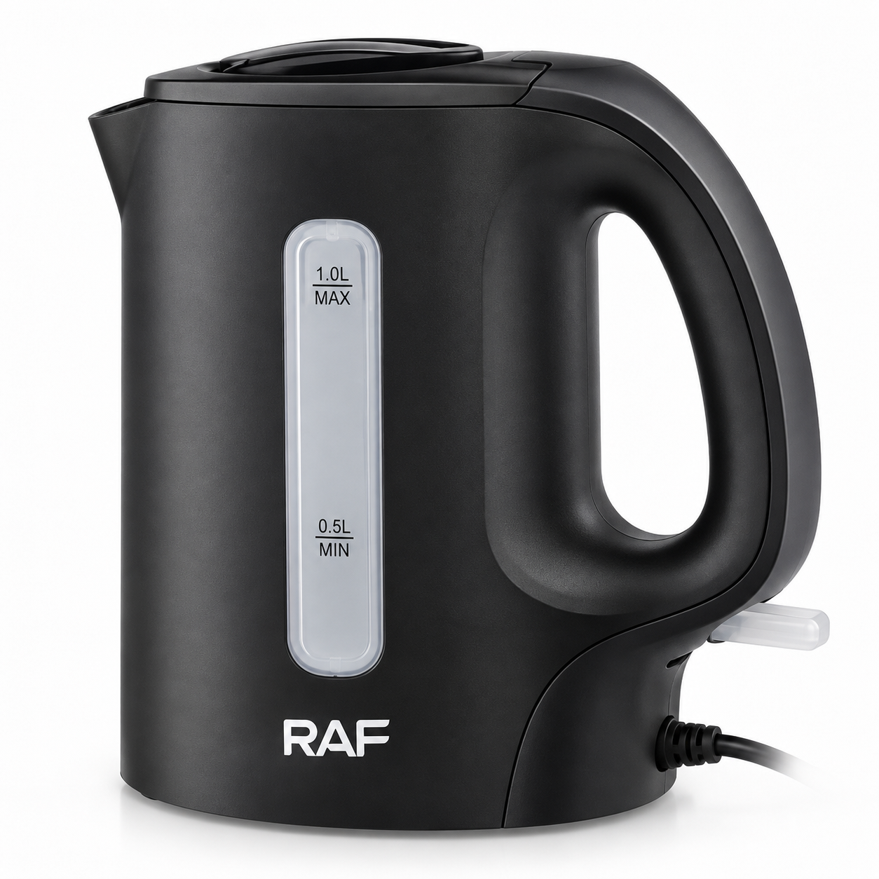Чайник электрический RAF 1 л 900 Вт с LED-подсветкой поворотная база 360° Black