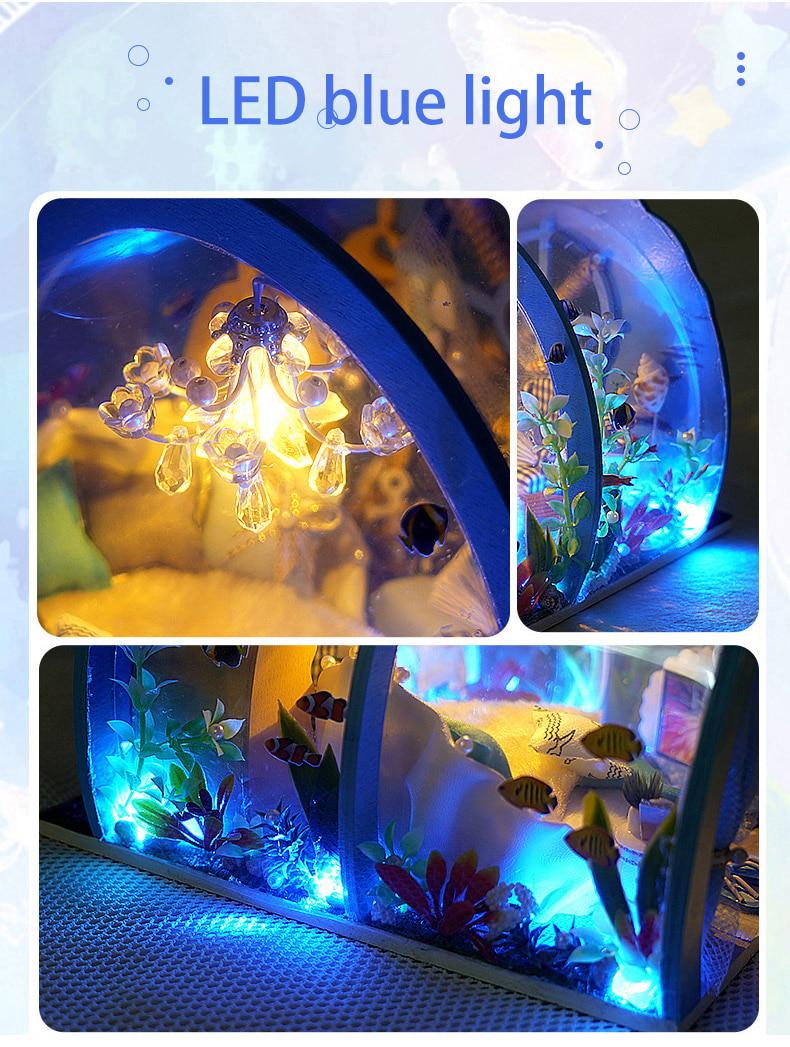 Ляльковий будиночок Ocean house з підсвічуванням 16х18х14,5 см (VA-Dollhouse) - фото 6 Ляльковий будиночок Ocean house з підсвічуванням 16х18х14,5 см (VA-Dollhouse) - фото 6