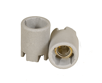 Електричний патрон для лампи під цоколь Е14 керамічний прямий (13739-е) - фото 2 Електричний патрон для лампи під цоколь Е14 керамічний прямий (13739-е) - фото 2