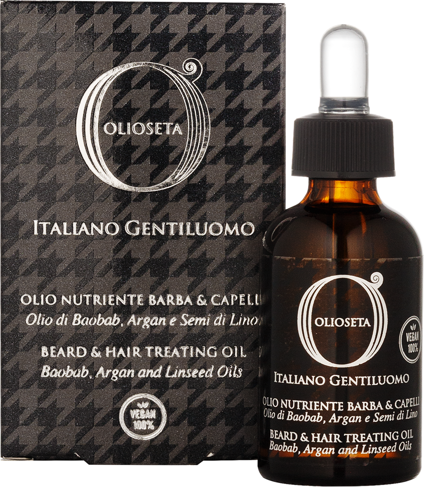 Лікувальна олія Barex OLIOSETA Italiano Gentiluomo для бороди та волосся 30 мл (8634)