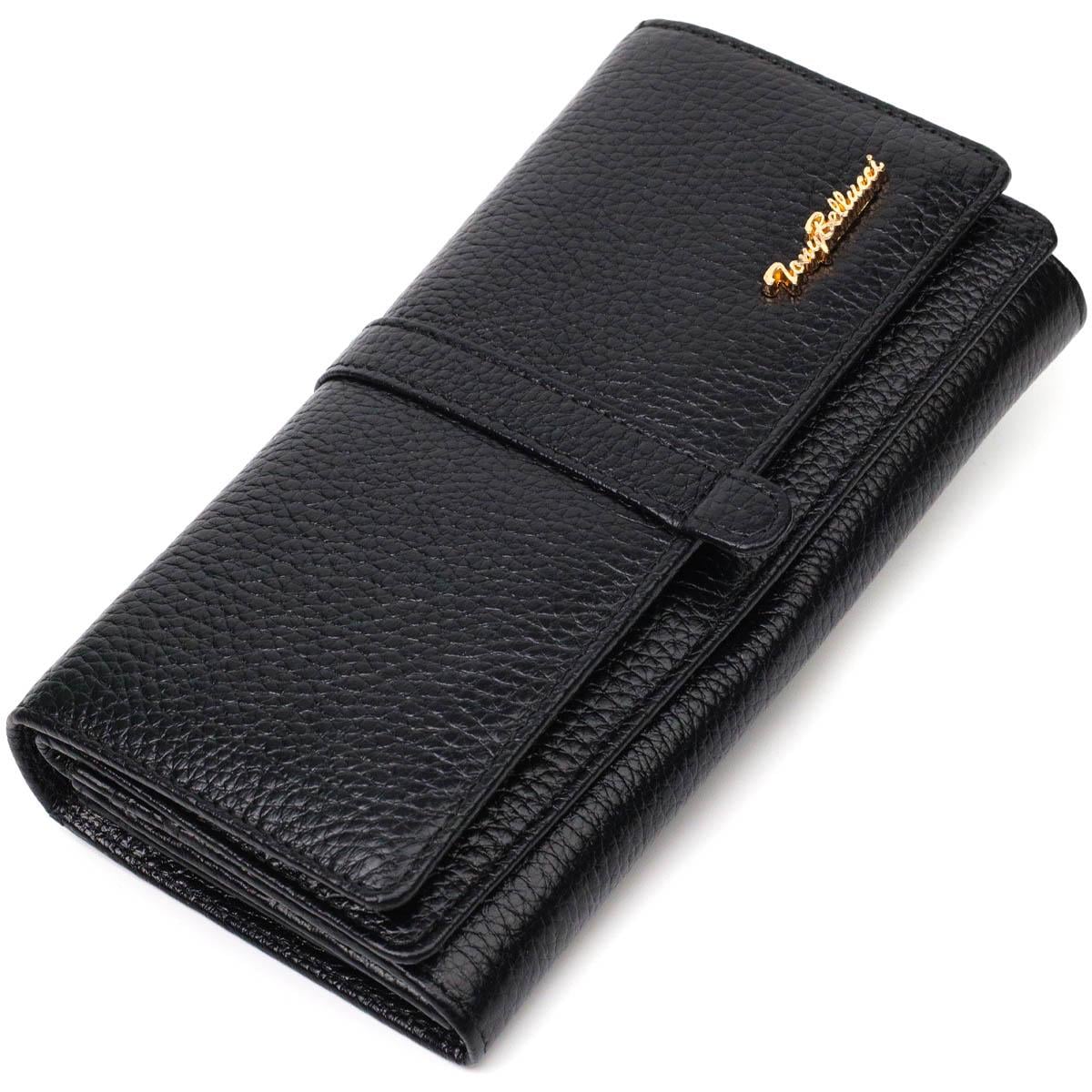 Кошелек женский Tony Bellucci Wallet 21961 из натуральной кожи Черный (56162)