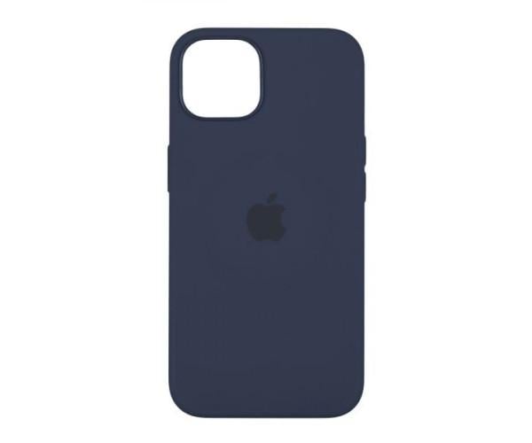 Чохол-накладка Silicone+MagSafe для Apple iPhone 13 03.Abbys Blue