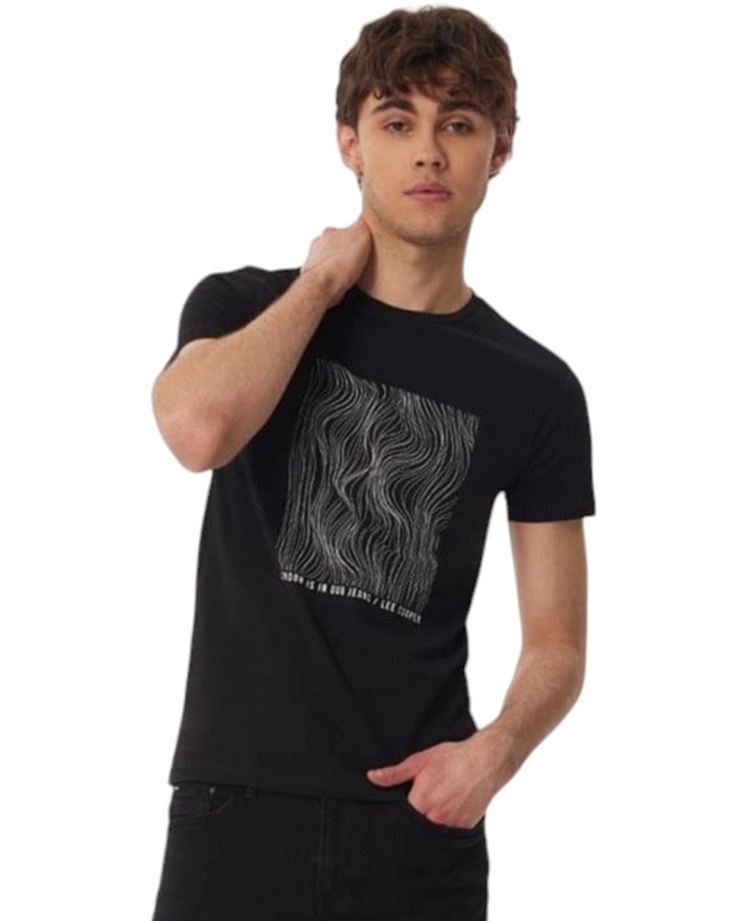 Футболка мужская Lee Cooper Charles 232LCM242072BLACK XXL Черный (8682272445233)