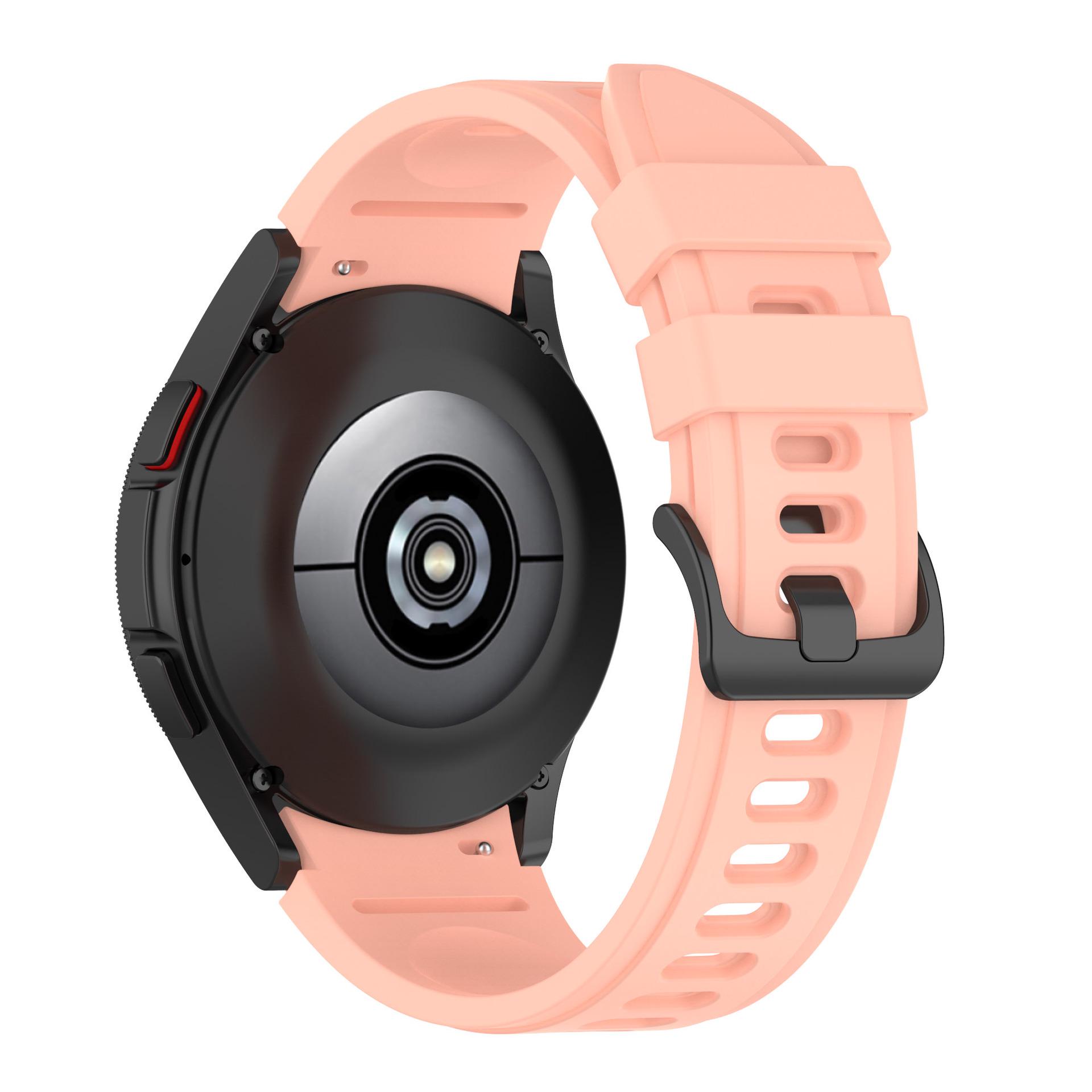 Ремінець силіконовий Watchbands RiccoOne для Samsung Galaxy Watch 6 40/44 мм Рожевий (EP09-2WB85834966)