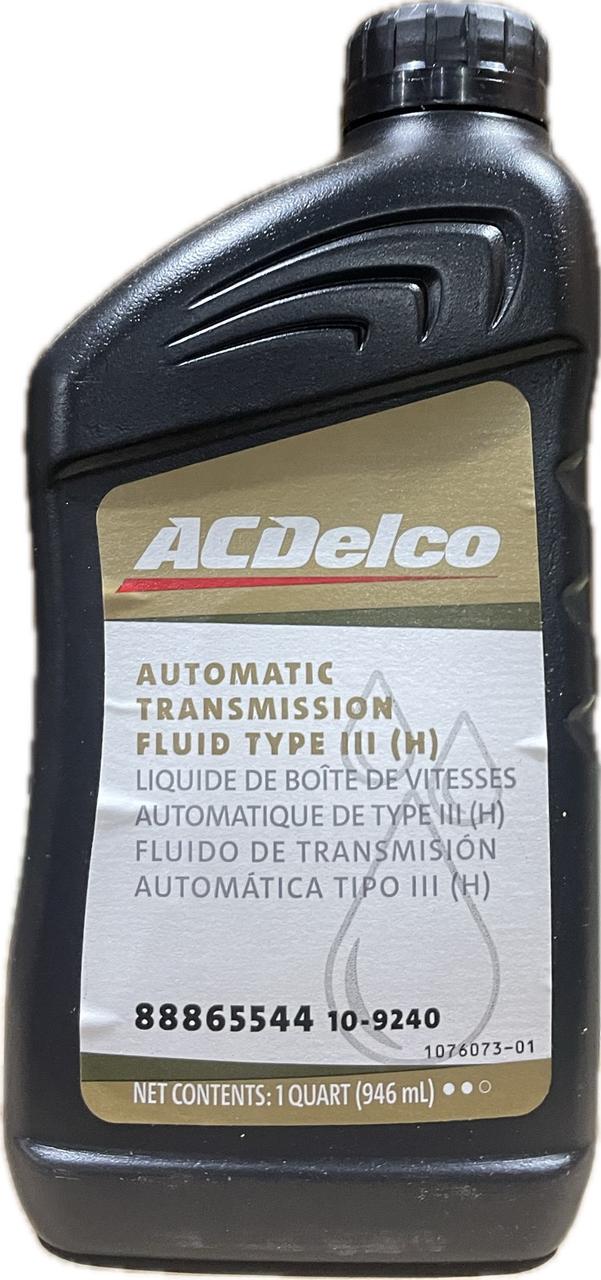 Масло АКПП ACDelco ATF Type III 0,946 л (10-9240)