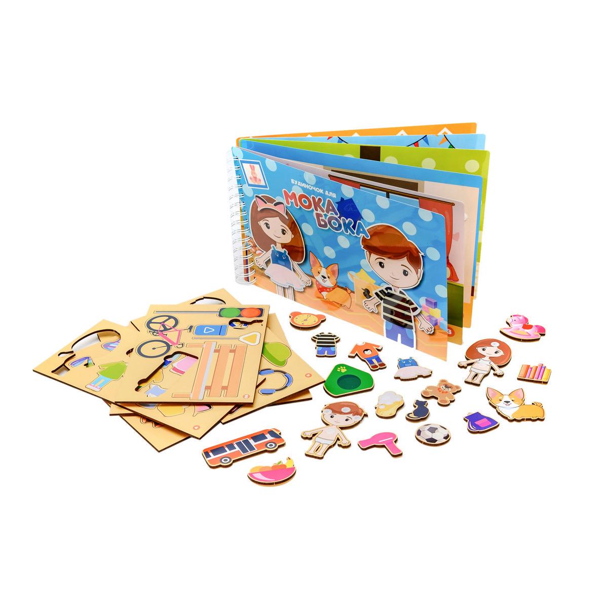 Настільна гра PuzzleOK Мока Бока Будиночок Різнокольоровий (SR-113-N-282) - фото 5 Настільна гра PuzzleOK Мока Бока Будиночок Різнокольоровий (SR-113-N-282) - фото 5