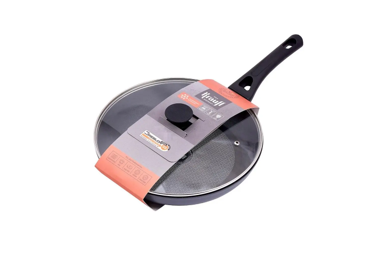 Сковорідка зі скляною кришкою Krauff Vizo 28 см (88-222-119)