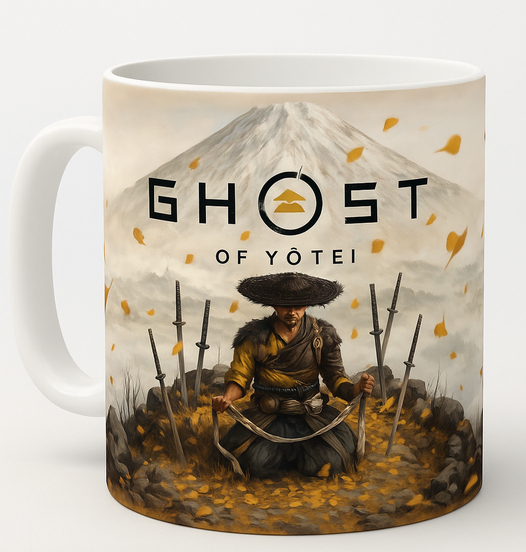 Чашка Ghost of yotei керамічна 330 мл (2826420795)