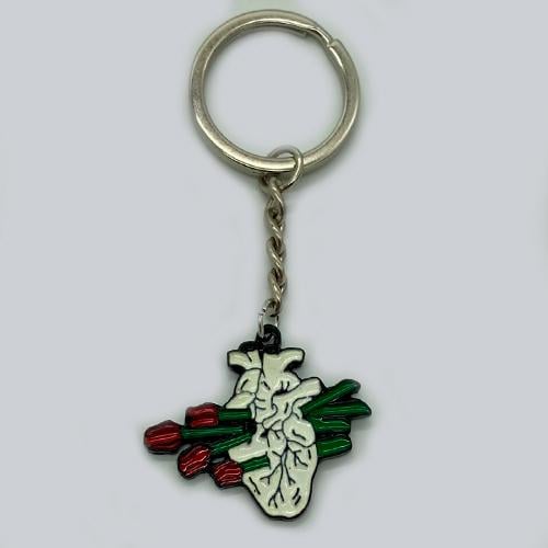 Брелок Rose Heart Keychain в подарочной уп. (3291)
