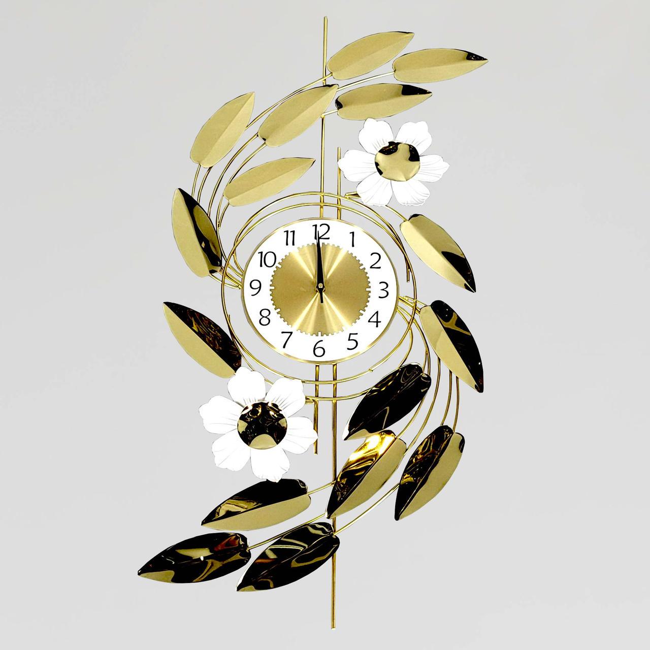 Часы настенные бесшумные OV-0138 91х52 см металлические (2861667033)