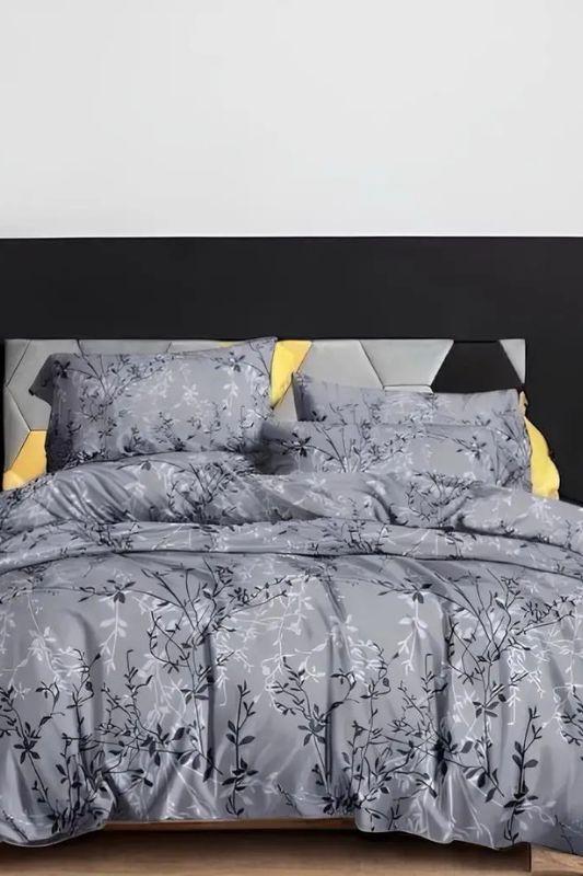 Комплект постільної білизни Носи Своє двоспальний 180х220 см Сірий (59127)
