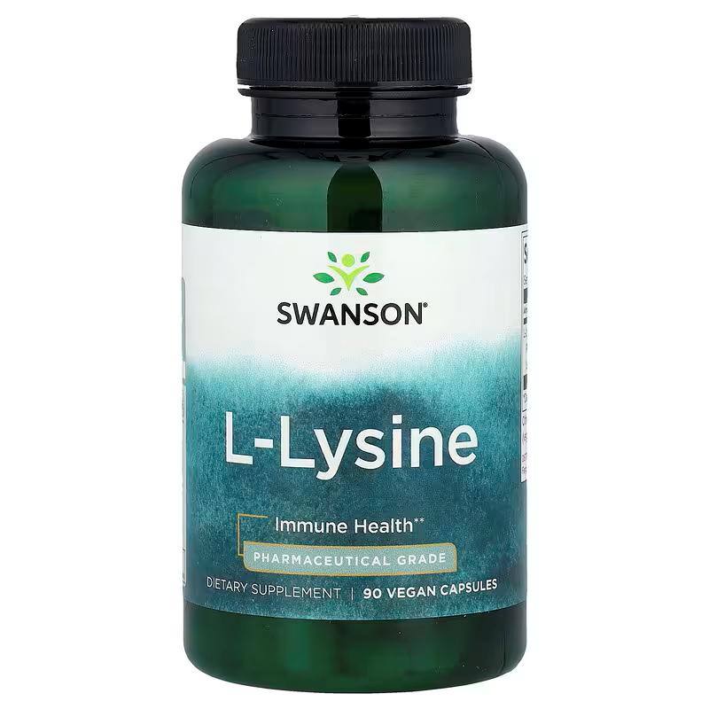 Лизин Swanson L-Lysine 500 мг 90 кап