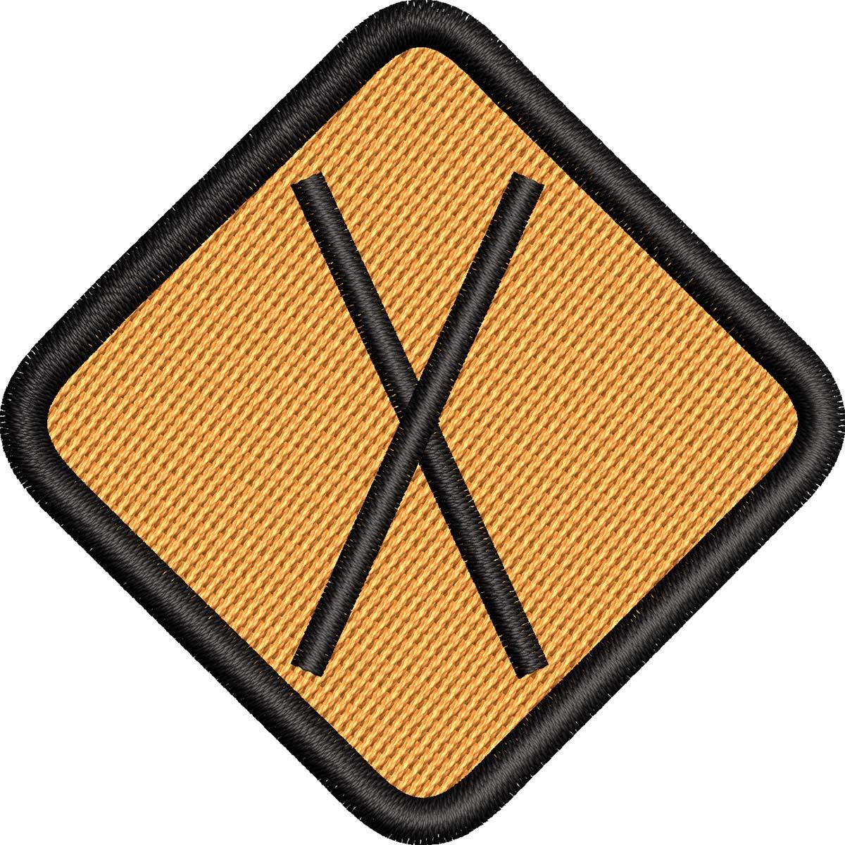 Нашивка патч руна Гебо Дар 6x6 см (150450220)