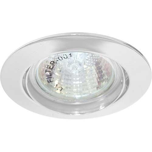 Точечный светильник врезной Feron DL308 MR16 GU5.3 50W круг Белый (04012)