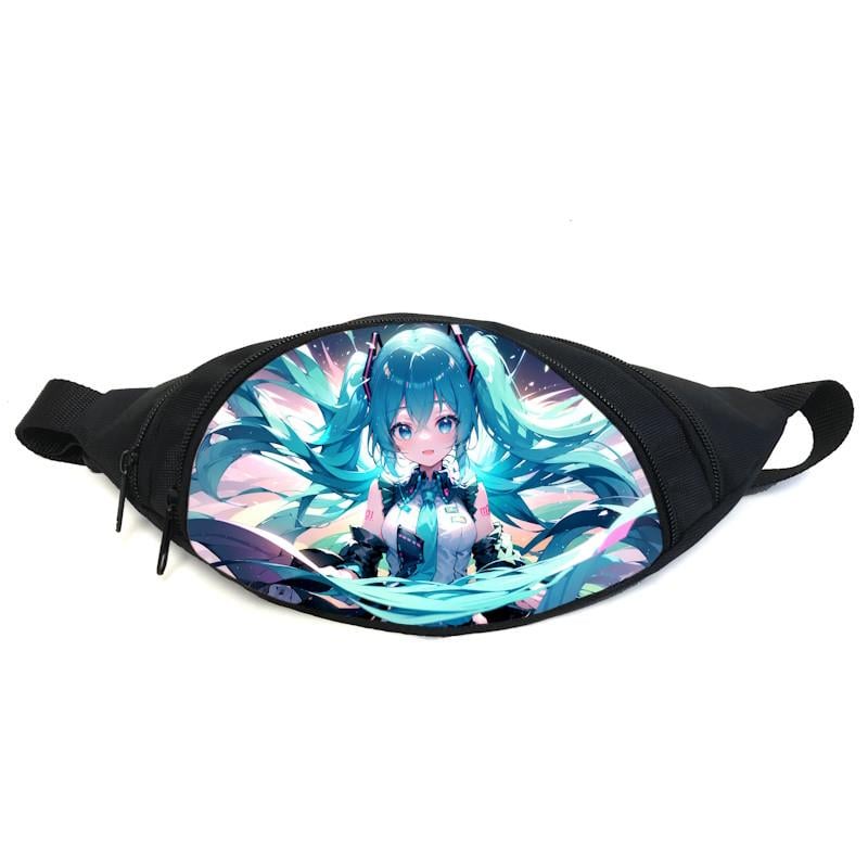 Поясная сумка-бананка Hatsune Miku GB HM 019 Черный (2127523027) Поясная сумка-бананка Hatsune Miku GB HM 019 Черный (2127523027)