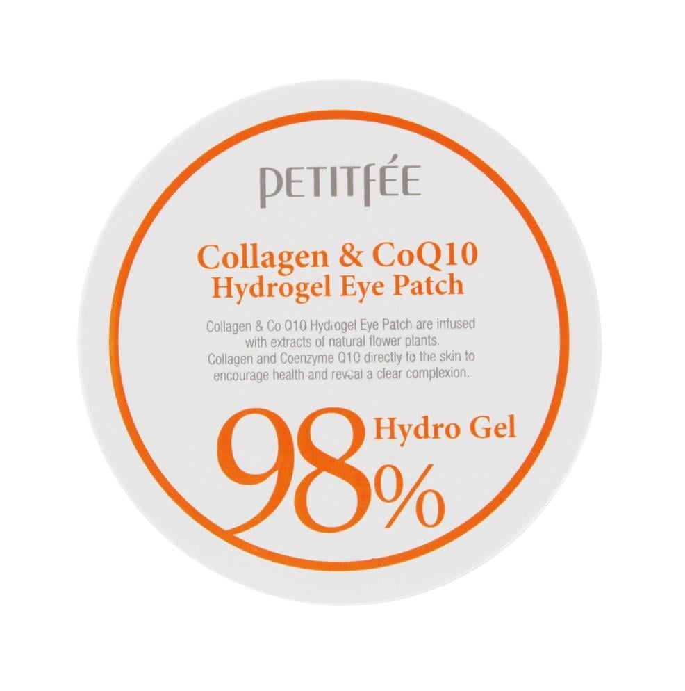 Патчи для глаз гидрогелевые Petitfee&Koelf Коллаген-коэнзим Q10 Collagen&CoQ10 Hydrogel Eye Patch 60 шт. (8809239800458)