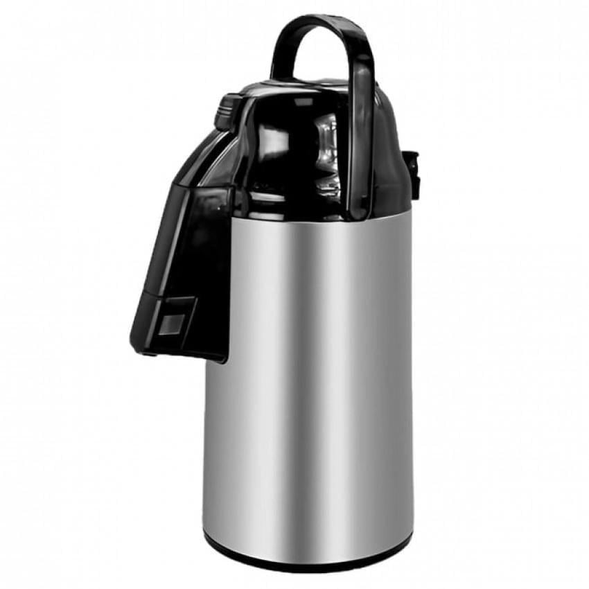 Термос Stenson MT-0759SS со стеклянной колбой металлический 3,0 л (1961367597)