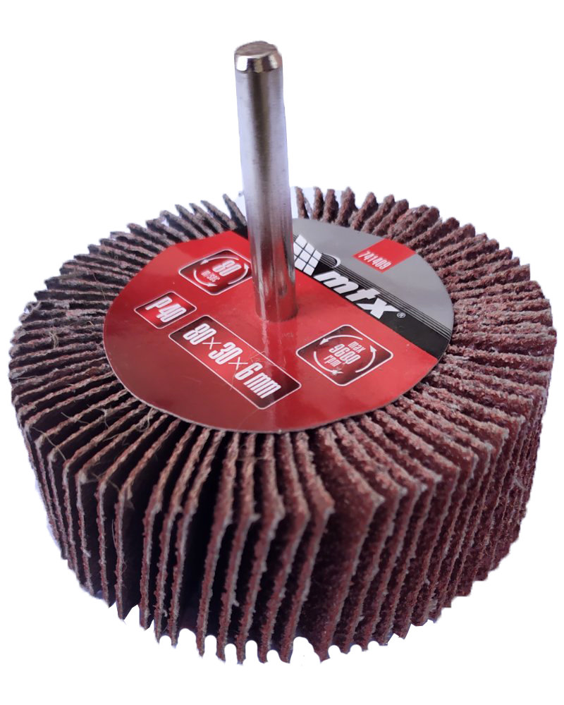 Круг лепестковый для дрели 80х30х6 мм Р40 (54717)