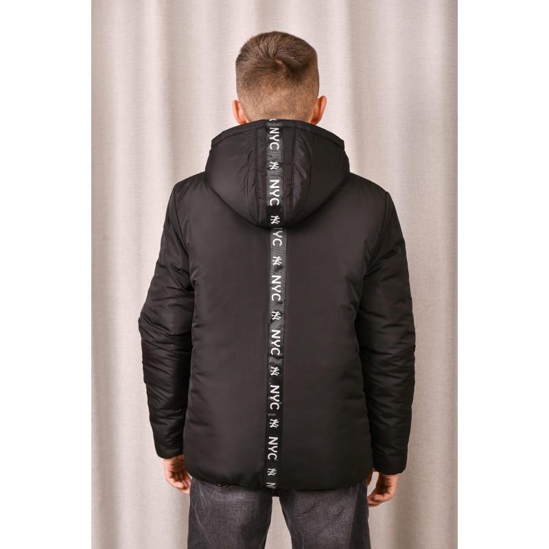 Куртка осенняя для мальчика двухсторонняя 146 см Серый с черным (2733694666) - фото 4 Куртка осенняя для мальчика двухсторонняя 146 см Серый с черным (2733694666) - фото 4