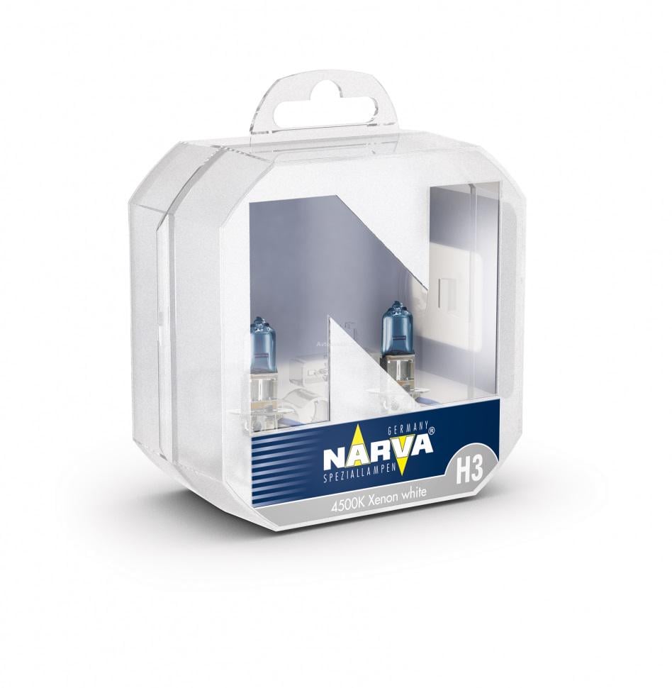 Лампи галогенні Narva H3 12 V 55 W 4500K Range Power White (48602)