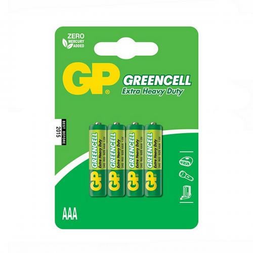 Батарейка Gp Greencell 1,5 V солевая 24G-U4 R03 ААA