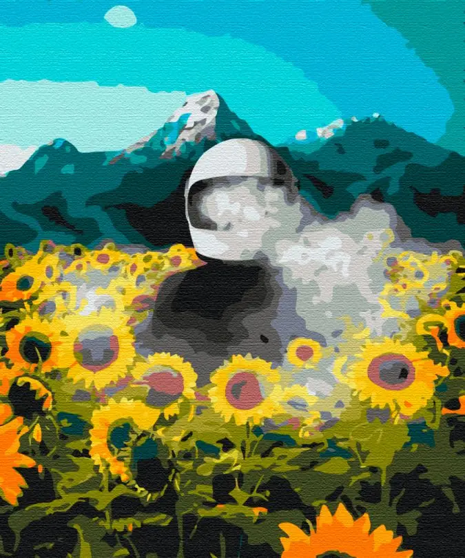 Картина по номерам Brushme Космическая земля 40x50 см (BSM-B39944)